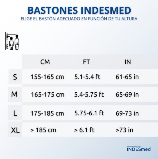 Baston ergonomico premium aluminio colores - Imagen 5