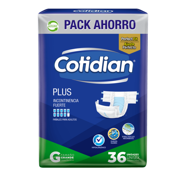 Cotidian Plus G x 36 un pack ahorro